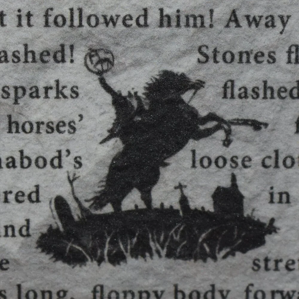 The Legend Of Sleepy Hollow Headless Horseman Plaque Sign Gothic Halloween Decor